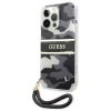 Чехол Guess Camo Strap Collection для iPhone 13 Pro Black (GUHCP13LKCABBK)