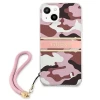 Чохол Guess Camo Strap Collection для iPhone 13 mini Pink (GUHCP13SKCABPI)