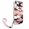 Чехол Guess Camo Strap Collection для iPhone 13 mini Pink (GUHCP13SKCABPI)