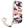 Чохол Guess Camo Strap Collection для iPhone 13 mini Pink (GUHCP13SKCABPI)