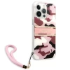 Чохол Guess Camo Strap Collection для iPhone 13 Pro Max Pink (GUHCP13XKCABPI)