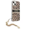 Чохол Guess Hard Case with Gold Chain для iPhone 13 mini Leopard (GUHCP13SKBSLEO)