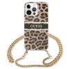 Чохол Guess Gold Strap для iPhone 13 Pro Leopard (GUHCP13LKBCLE)