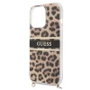 Чохол Guess Gold Strap для iPhone 13 Pro Max Leopard (GUHCP13XKBCLE)