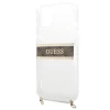 Чохол Guess Brown Strap Gold Chain для iPhone 13 Transparent (GUHCP13MKC4GBGO)