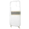 Чохол Guess Brown Strap Gold Chain для iPhone 13 Transparent (GUHCP13MKC4GBGO)