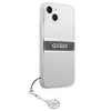 Чохол Guess Grey Strap Charm для iPhone 13 mini Transparent (GUHCP13SKB4GGR)