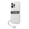 Чохол Guess Strap Charm для iPhone 13 Pro Max Transparent (GUHCP13XKB4GGR)