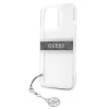 Чехол Guess Strap Charm для iPhone 13 Pro Max Transparent (GUHCP13XKB4GGR)