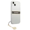 Чохол Guess Brown Strap Charm для iPhone 13 mini Transparent (GUHCP13SKB4GBR)