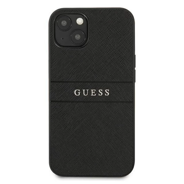 Чохол Guess Saffiano для iPhone 13 mini Black (GUHCP13SPSASBBK)