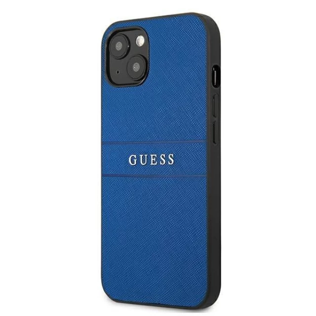 Чехол Guess Saffiano для iPhone 13 Blue (GUHCP13MPSASBBL)