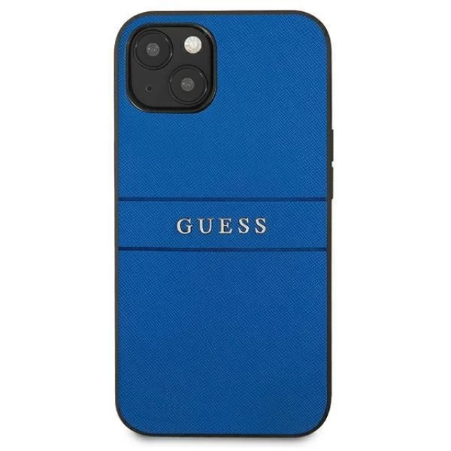 Чехол Guess Saffiano для iPhone 13 Blue (GUHCP13MPSASBBL)