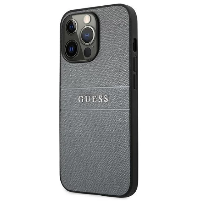 Чохол Guess Saffiano для iPhone 13 Pro Grey (GUHCP13LPSASBGR)