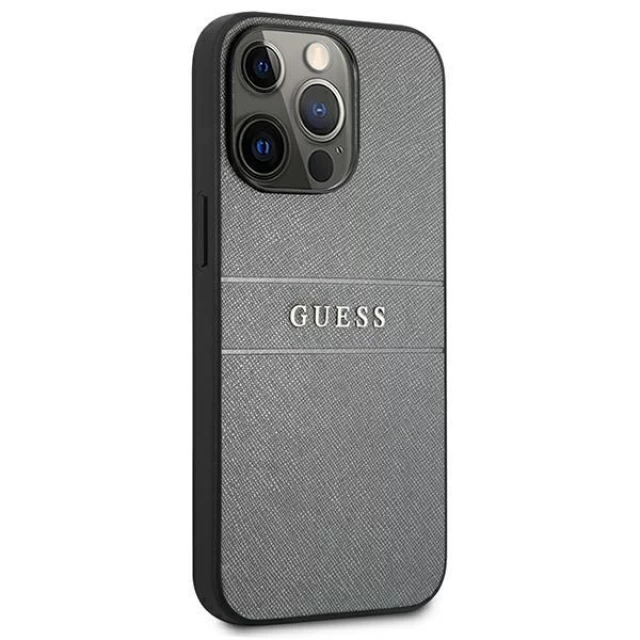 Чохол Guess Saffiano для iPhone 13 Pro Grey (GUHCP13LPSASBGR)