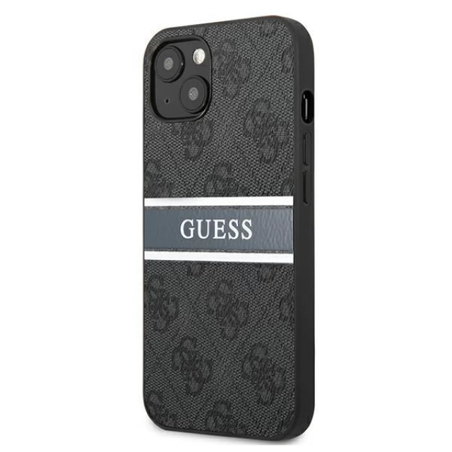 Чехол Guess 4G Stripe для iPhone 13 Grey (GUHCP13M4GDGR)