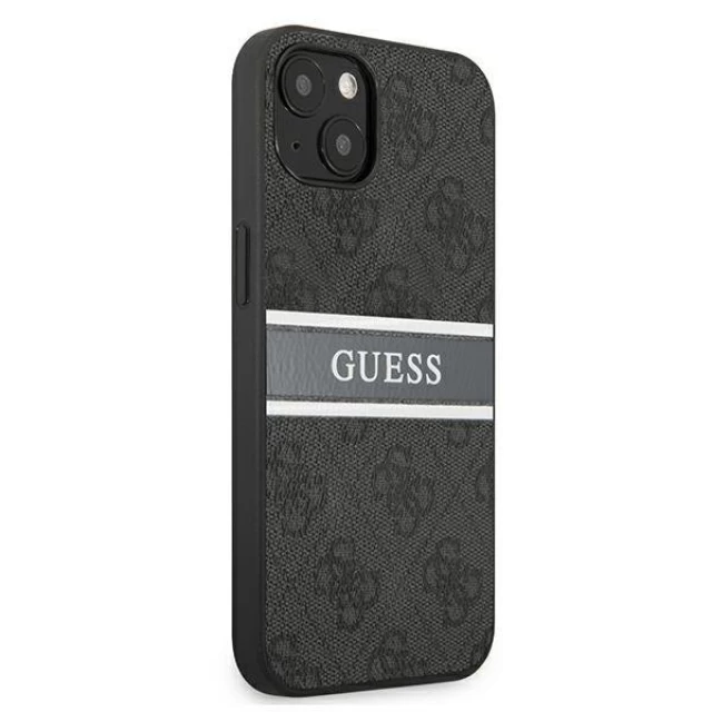 Чохол Guess 4G Stripe для iPhone 13 Grey (GUHCP13M4GDGR)