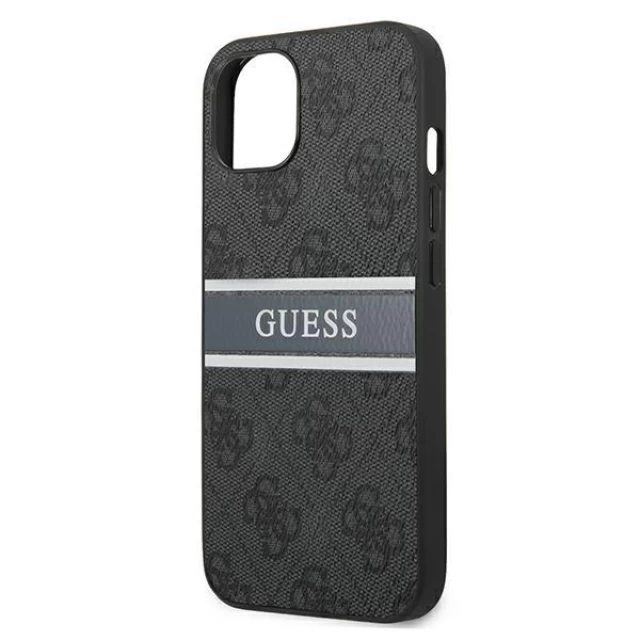Чохол Guess 4G Stripe для iPhone 13 Grey (GUHCP13M4GDGR)