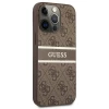 Чехол Guess 4G Stripe для iPhone 13 Pro Max Brown (GUHCP13X4GDBR)