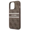 Чохол Guess 4G Stripe для iPhone 13 Pro Max Brown (GUHCP13X4GDBR)