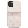 Чехол Guess 4G Stripe для iPhone 13 mini Pink (GUHCP13S4GDPI)
