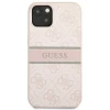 Чохол Guess 4G Stripe для iPhone 13 mini Pink (GUHCP13S4GDPI)