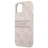 Чехол Guess 4G Stripe для iPhone 13 mini Pink (GUHCP13S4GDPI)