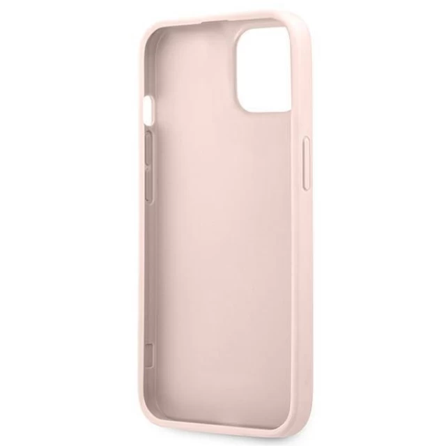 Чехол Guess 4G Stripe для iPhone 13 mini Pink (GUHCP13S4GDPI)