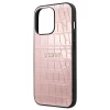 Чехол Guess Croco Strap Collection для iPhone 13 Pro Pink (GUHCP13LPCRBPI)