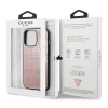 Чохол Guess Croco Strap Collection для iPhone 13 Pro Pink (GUHCP13LPCRBPI)