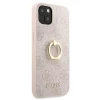 Чехол Guess 4G with Ring Stand для iPhone 13 mini Pink (GUHCP13S4GMRPI)