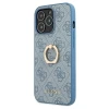 Чохол Guess 4G with Ring Stand для iPhone 13 Pro Blue (GUHCP13L4GMRBL)
