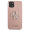 Чохол Guess Saffiano 4G Metal Logo для iPhone 13 mini Pink (GUHCP13SSA4GSPI)