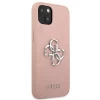 Чехол Guess Saffiano 4G Metal Logo для iPhone 13 mini Pink (GUHCP13SSA4GSPI)