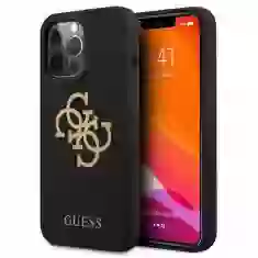 Чохол Guess Silicone 4G Logo для iPhone 13 Pro Black (GUHCP13LLS4GGBK)
