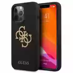 Чехол Guess Silicone 4G Logo для iPhone 13 Pro Black (GUHCP13LLS4GGBK)