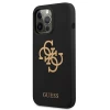 Чохол Guess Silicone 4G Logo для iPhone 13 Pro Black (GUHCP13LLS4GGBK)