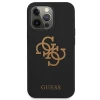 Чохол Guess Silicone 4G Logo для iPhone 13 Pro Black (GUHCP13LLS4GGBK)