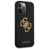 Чохол Guess Silicone 4G Logo для iPhone 13 Pro Black (GUHCP13LLS4GGBK)