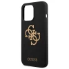 Чехол Guess Silicone 4G Logo для iPhone 13 Pro Black (GUHCP13LLS4GGBK)