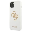 Чехол Guess Silicone 4G Logo для iPhone 13 mini White (GUHCP13SLS4GGWH)