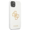 Чехол Guess Silicone 4G Logo для iPhone 13 mini White (GUHCP13SLS4GGWH)