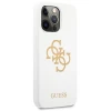 Чехол Guess Silicone 4G Logo для iPhone 13 Pro White (GUHCP13LLS4GGWH)