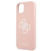 Чохол Guess Silicone 4G Logo для iPhone 13 mini Pink (GUHCP13SLS4GWPI)