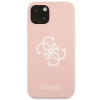 Чехол Guess Silicone 4G Logo для iPhone 13 Pink (GUHCP13MLS4GWPI)