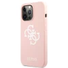 Чехол Guess Silicone 4G Logo для iPhone 13 Pro Pink (GUHCP13LLS4GWPI)