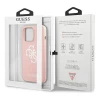 Чехол Guess Silicone 4G Logo для iPhone 13 Pro Pink (GUHCP13LLS4GWPI)