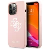 Чохол Guess Silicone 4G Logo для iPhone 13 Pro Max Pink (GUHCP13XLS4GWPI)