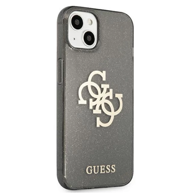 Чехол Guess Glitter 4G Big Logo для iPhone 13 Black (GUHCP13MPCUGL4GBK)