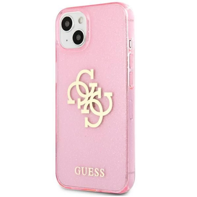 Чохол Guess Glitter 4G Big Logo для iPhone 13 Pink (GUHCP13MPCUGL4GPI)